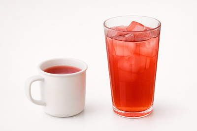 오미자 티(핫과 아이스)